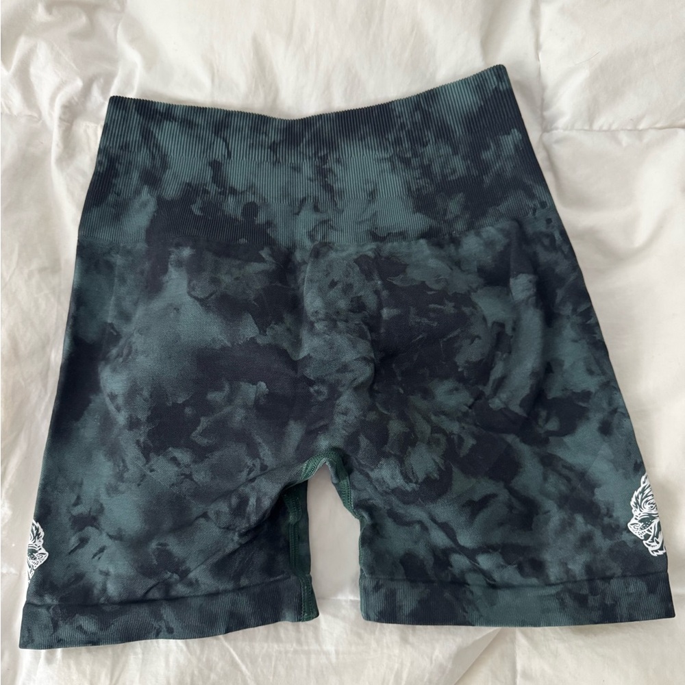 Darc Sport Green and Black Athletic Shorts
